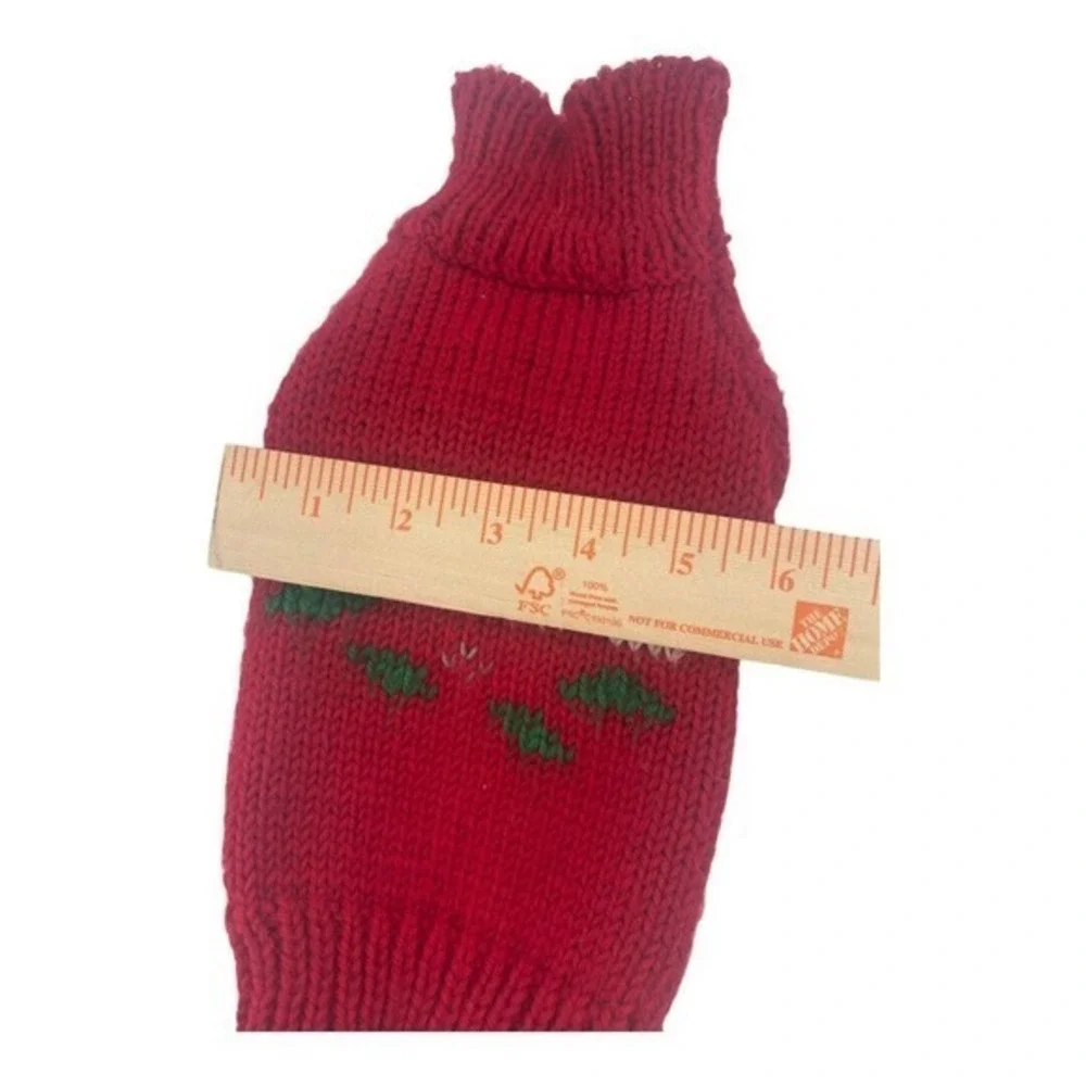 Noel‎ Turtle Neck Dog Sweater Sleeves Size Small Holiday Christmas Puppy Sweater